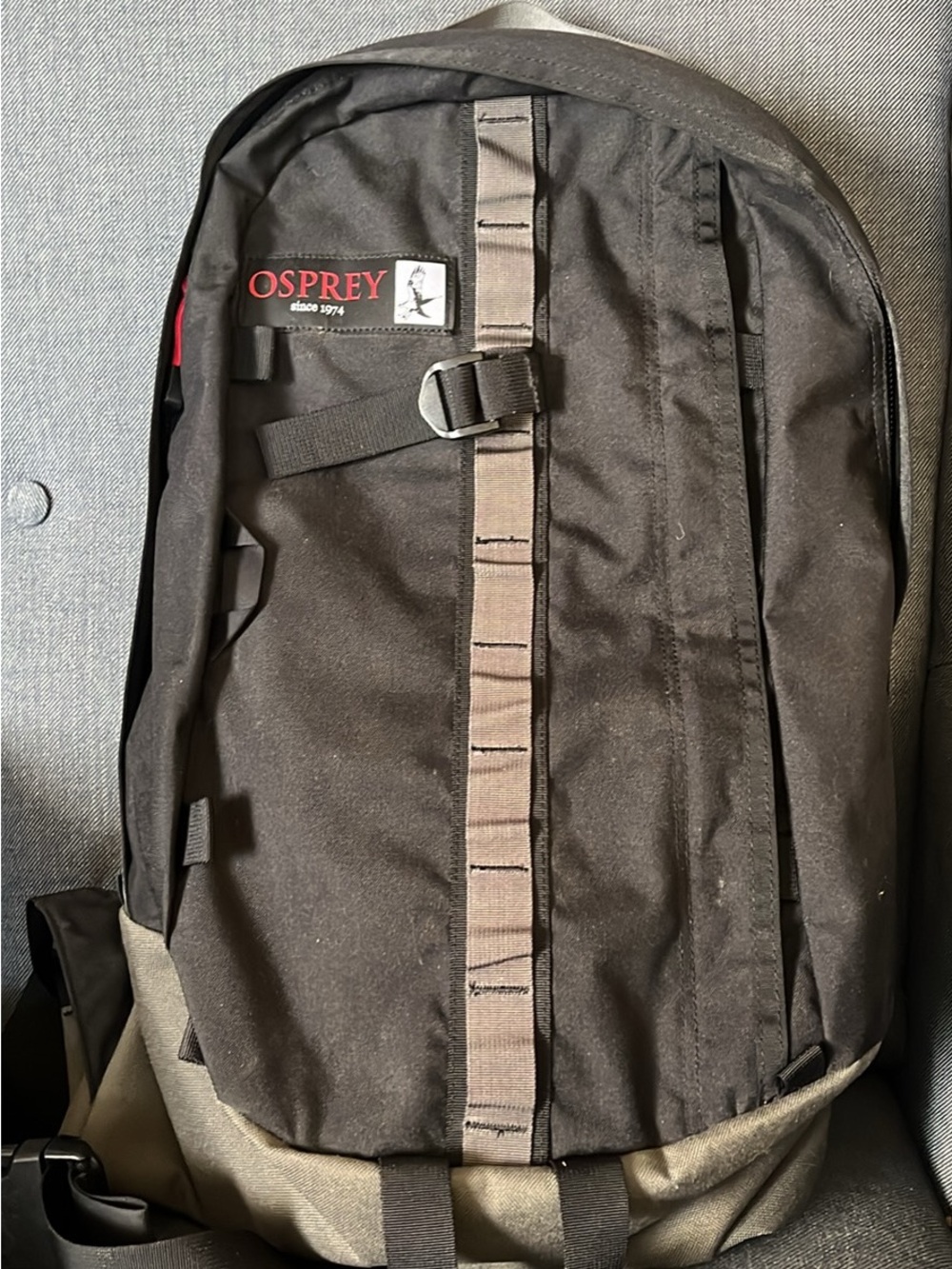 Osprey 2OL Black and Tan Men's Backpack